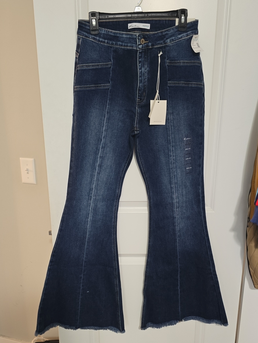 KANCAN For MAURICES Dark Wash Flare Jeans - Navy Blue 30X34